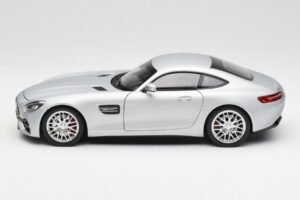 Mercedes AMG GT S C190 Designo Iridium Ezüst Magno Norev 1:18 B66960485 Fém – 4. kép a 8-ből