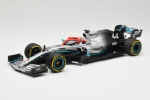 Mercedes AMG Petronas Motorsport W10 #44 L. Hamilton Winner Monaco GP 2019 Minichamps 1:18 110190644 Fém