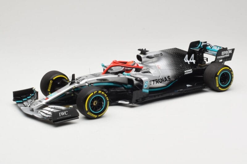 Mercedes AMG Petronas Motorsport W10 #44 L. Hamilton Winner Monaco GP 2019 Minichamps 1:18 110190644 Fém