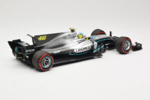 Mercedes AMG Petronas W08 V. Rossi Ride Swap Valencia December 2019 Minichamps 1:18 110191746 Fém – 2. kép a 6-ből