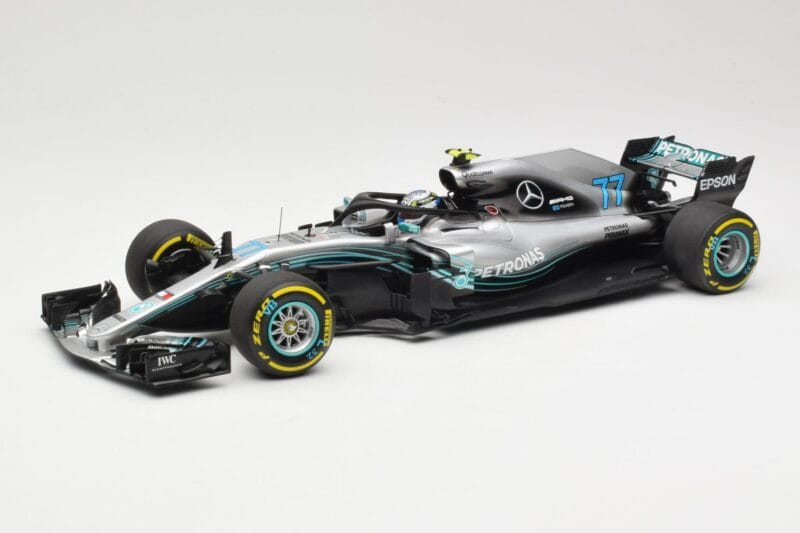 Mercedes AMG Petronas W09 #77 V. Bottas F1 2018 Minichamps 1:18 110180077 Fém