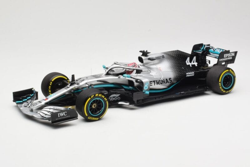 Mercedes AMG Petronas W10 #44 L. Hamilton Winner Chinese GP 2019 Minichamps 1:18 110190344 Fém