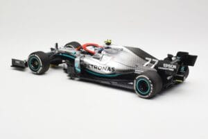 Mercedes AMG Petronas W10 #77 V. Bottas 3rd Place Monaco GP 2019 Minichamps 1:18 110190677 Fém – 5. kép a 6-ből