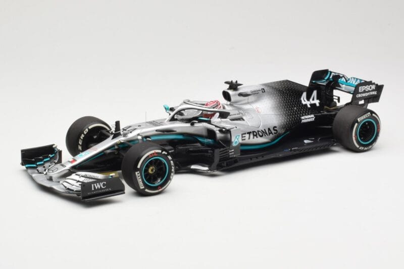 Mercedes AMG Petronas W10 EQ Power+ #44 L. Hamilton USA GP F1 World Champion 2019 Minichamps 1:18 110191844 Fém