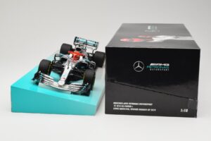 Mercedes AMG Petronas W10 EQ Power+ #44 L. Hamilton Monaco GP Winner 2019 Minichamps 1:18 113190644 Fém – 6. kép a 6-ből