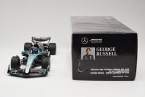 Mercedes AMG Petronas W15 E Performance #63 G. Russell Winner Austrian GP 2024 Minichamps 1:18 110241163 Fém – 6. kép a 6-ből