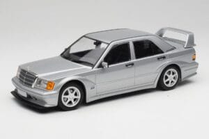 Mercedes 190E W201 2.5-16 EVO 2 Astral Ezüst Metallic Minichamps 1:18 155036101 Fém