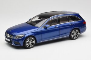 Mercedes C-Class S205 T-Modell Brilliant Kék Metál Norev 1:18 B66960257 Fém