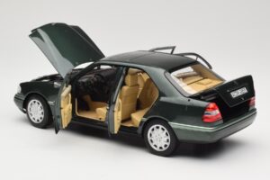 Mercedes C-Class W202 Malachite Green Norev 1:18 183372 Fém – 3. kép a 8-ből