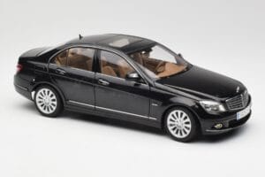 Mercedes C-Class W204 Obsidian Fekete AUTOart 1:18 B66962365 Fém – 6. kép a 8-ből