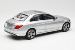 Mercedes C-Class W205 Iridium Ezüst Metál Norev 1:18 B66960253 Fém – 3. kép a 8-ből