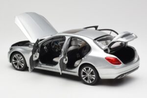 Mercedes C-Class W205 Iridium Ezüst Metál Norev 1:18 B66960253 Fém – 5. kép a 8-ből