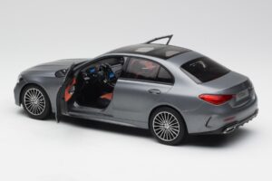 Mercedes C-Class W206 Designo Selenite Szürke Magno NZG 1:18 B66960638 Fém – 7. kép a 8-ből