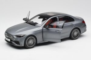 Mercedes C-Class W206 Designo Selenite Szürke Magno NZG 1:18 B66960638 Fém – 8. kép a 8-ből