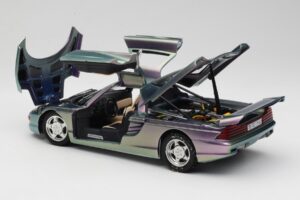 Mercedes C112 Lila Guiloy 1:18 GI001 Fém – 5. kép a 8-ből