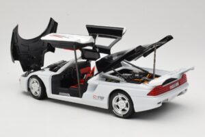 Mercedes C112 Sport Fehér & Fekete Guiloy 1:18 68521 Fém – 5. kép a 8-ből