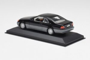 Mercedes C140 600 SEC Fekete Minichamps 1:43 32600 Fém – 3. kép a 4-ből