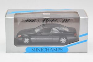 Mercedes C140 600 SEC Fekete Minichamps 1:43 32600 Fém – 4. kép a 4-ből