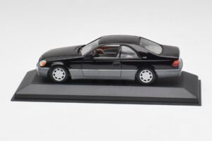 Mercedes C140 600 SEC Fekete Minichamps 1:43 32600 Fém
