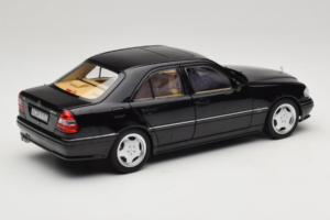 Mercedes C36 AMG W202 Obsidian Black Metallic Norev 1:18 183381 Fém – 3. kép a 8-ből