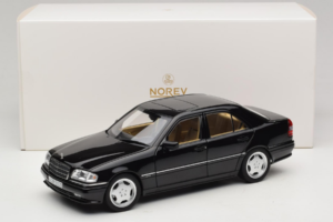 Mercedes C36 AMG W202 Obsidian Black Metallic Norev 1:18 183381 Fém – 8. kép a 8-ből