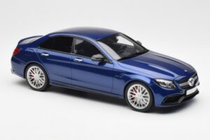 Mercedes AMG C63 S W205 Kék GT Spirit 1:18 ZM044 Gyanta – 4. kép a 6-ből