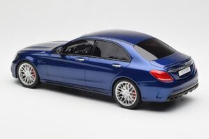 Mercedes AMG C63 S W205 Kék GT Spirit 1:18 ZM044 Gyanta – 5. kép a 6-ből