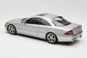 Mercedes CL500 C215 Lorinser Silver Metallic AUTOart 1:18 70121 Fém – 7. kép a 8-ből