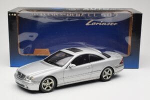 Mercedes CL500 C215 Lorinser Silver Metallic AUTOart 1:18 70121 Fém – 8. kép a 8-ből