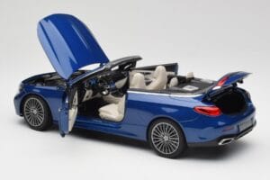 Mercedes CLE Kabrió A236 Kék Norev 1:18 B66960653 Fém – 6. kép a 9-ből