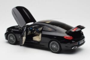 Mercedes CLE C236 Coupe Obsidian Fekete Metál Norev 1:18 183937 Fém – 5. kép a 8-ből