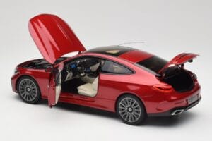 Mercedes CLE Coupe C236 Piros Norev 1:18 B66960596 Fém – 5. kép a 8-ből