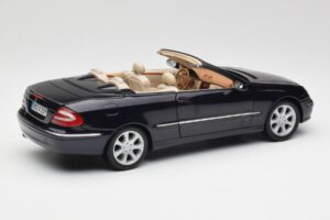 Mercedes CLK 500 W209 Kabrió Sötétkék Metál Kyosho 1:18 B66962174 Fém – 4. kép a 9-ből