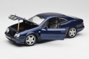 Mercedes CLK 55 AMG C209 Kék Metál Anson 1:18 30343 Fém – 2. kép a 8-ből