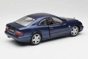 Mercedes CLK 55 AMG C209 Kék Metál Anson 1:18 30343 Fém – 3. kép a 8-ből