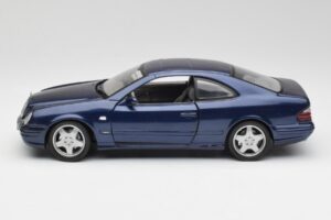 Mercedes CLK 55 AMG C209 Kék Metál Anson 1:18 30343 Fém – 4. kép a 8-ből