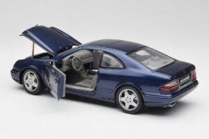 Mercedes CLK 55 AMG C209 Kék Metál Anson 1:18 30343 Fém – 5. kép a 8-ből