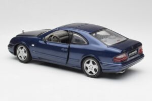 Mercedes CLK 55 AMG C209 Kék Metál Anson 1:18 30343 Fém – 7. kép a 8-ből