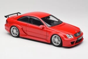 Mercedes CLK DTM AMG C209 Mars Piros Kyosho 1:18 08461R Fém – 6. kép a 8-ből