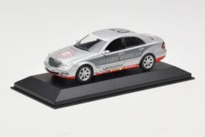 Mercedes E-Class W211 #7 Team AutoBild Paris-Beijing 2006 Replacement Box Minichamps 1:43 MB001 Fém – 2. kép a 4-ből