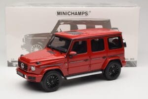 Mercedes G 500 W463 Piros Minichamps 1:18 110037101 Fém – 8. kép a 8-ből