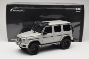Mercedes G 63 AMG 4x4 Squared Arabian Grey Almost Real 1:18 820829 Fém – 8. kép a 8-ből