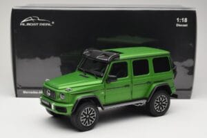 Mercedes G 63 AMG 4x4 Squared Green Hell Magno Almost Real 1:18 820821 Fém – 8. kép a 8-ből