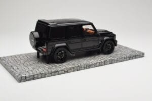 Mercedes Brabus 850 6.0 Widestar G63 W463 Obsidian Black Metallic Minichamps 1:18 107032400 Fém – 2. kép a 6-ből
