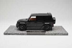 Mercedes Brabus 850 6.0 Widestar G63 W463 Obsidian Black Metallic Minichamps 1:18 107032400 Fém – 3. kép a 6-ből