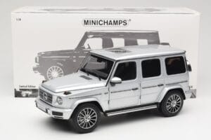 Mercedes G-Class G 500 W463A Iridium Silver Metallic Minichamps 1:18 113037112 Fém – 8. kép a 8-ből