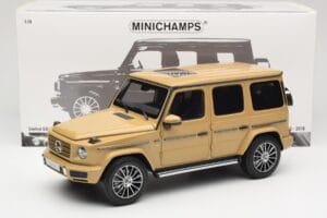 Mercedes G-Class G 500 W463A Solarbeam Yellow Metallic Minichamps 1:18 113037108 Fém – 8. kép a 8-ből