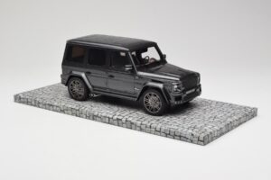 Mercedes G-Class W463 Brabus V12 800 Widestar Szürke Minichamps 1:18 107032300 Fém – 4. kép a 6-ből
