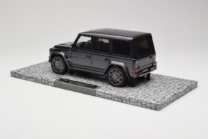 Mercedes G-Class W463 Brabus V12 800 Widestar Szürke Minichamps 1:18 107032300 Fém – 5. kép a 6-ből