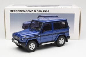 Mercedes G500 W463 SWB Kék AUTOart 1:18 76114 Fém – 8. kép a 8-ből